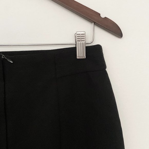 H&M Black Pencil Skirt High Waist Knee Length Size 8 - Picture 7 of 9